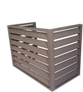 GENERIC Couvercle De Climatiseur Extérieur En Aluminium Pour Pompe à Chaleur - Clôture Décorative Pour Unité De Climatisation - Résistant Aux Intempéries - Solution Cachette Pour Climatiseur Domestique