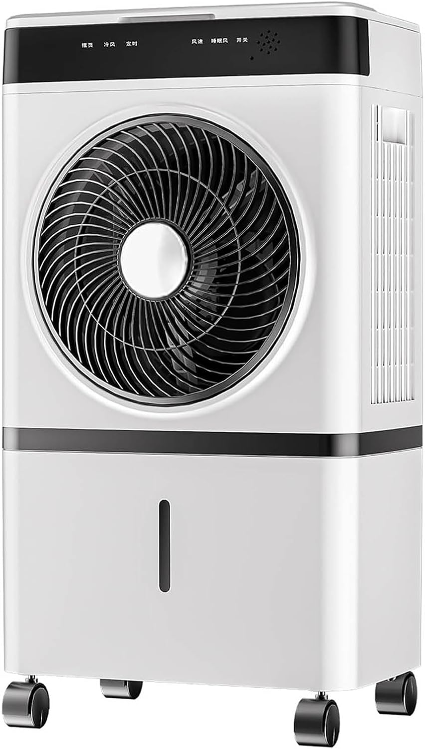 GENERIC Refroidisseur évaporatif Portable Avec Réservoir 14L Et Télécommande, Ventilateur à 3 Vitesses Avec Minuterie 12h Pour Un Refroidissement Rapide Dans Le Salon Et Le Bureau