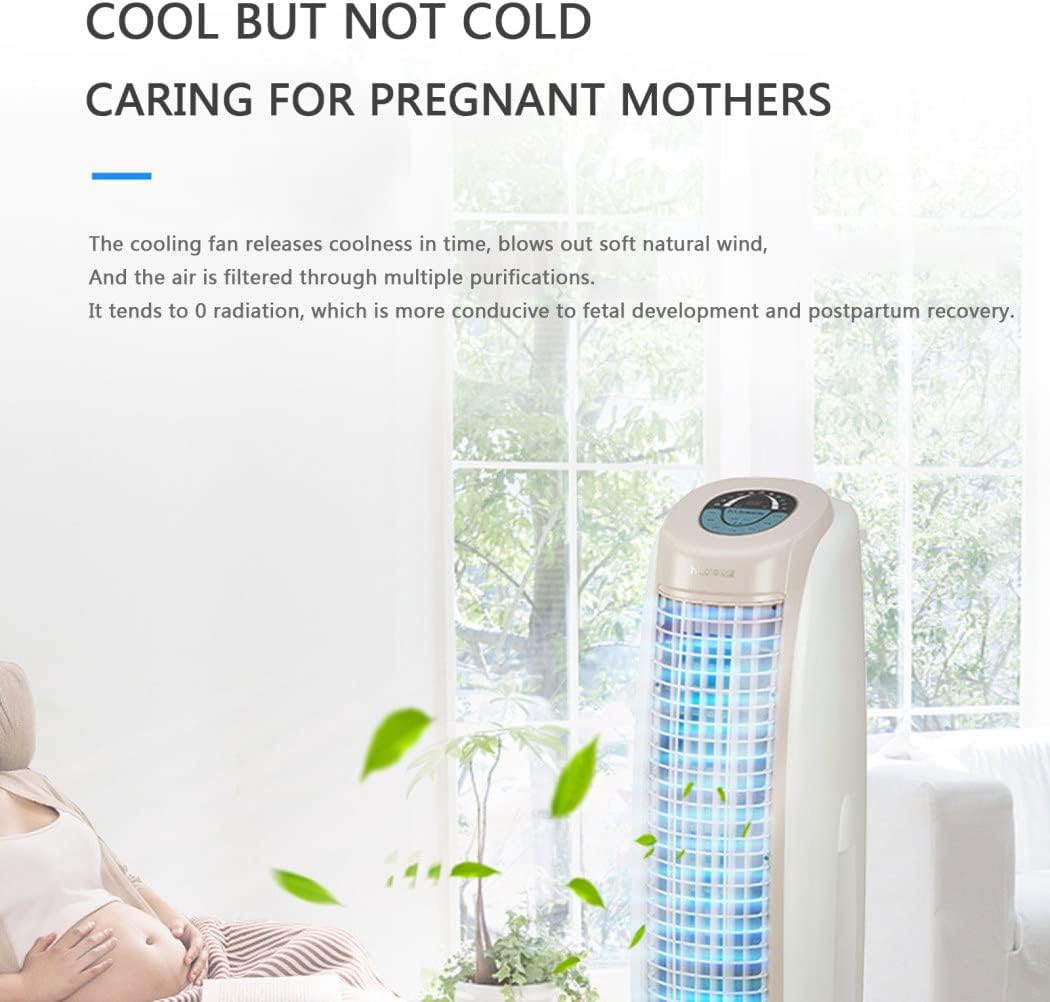 Refroidisseur D'air Mobile 30L, 3 En 1 Climatiseur Portable Ventilateur Purificateur Humidificateur Avec Roues, Ventilateur Purificateur Humidificateur Silencieux 3 Vitesses, Pour Maison