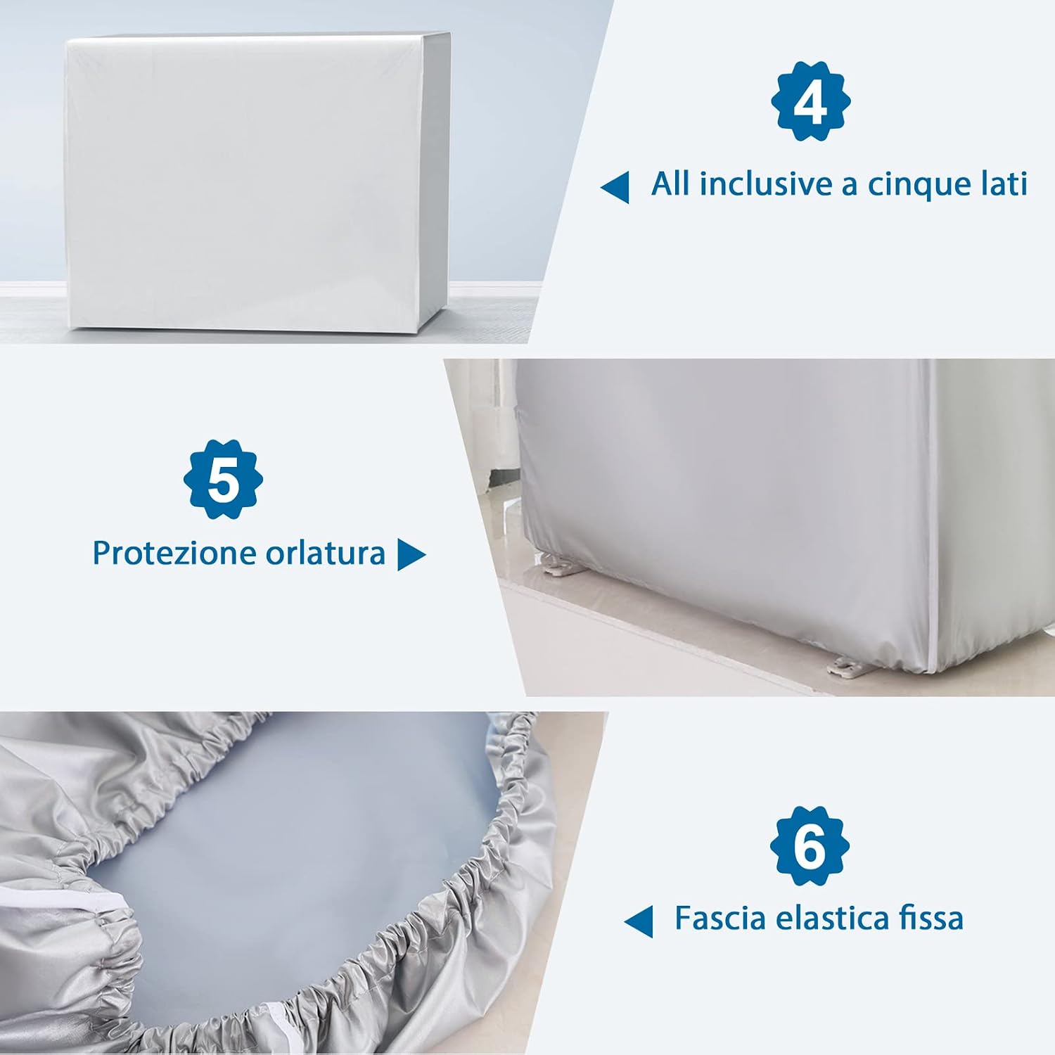  Housse De Climatisation D'extérieur Universelle Pour Climatisation, Imperméable Extérieure, Anti-neige, Anti-poussière, Housse Climatiseur Extérieur, Protection Extérieure, Cache Climatiseur