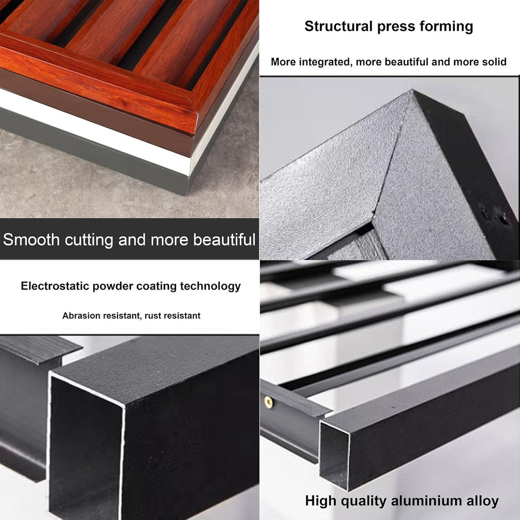  Couvercle En Aluminium Pour Unité Extérieure De Climatiseur, Couvercle Pour Mini Climatiseur Split, Couvercle Pour Radiateur De Climatiseur, Couvercle Pour Climatiseur Extérieur, Applicable à L'unit
