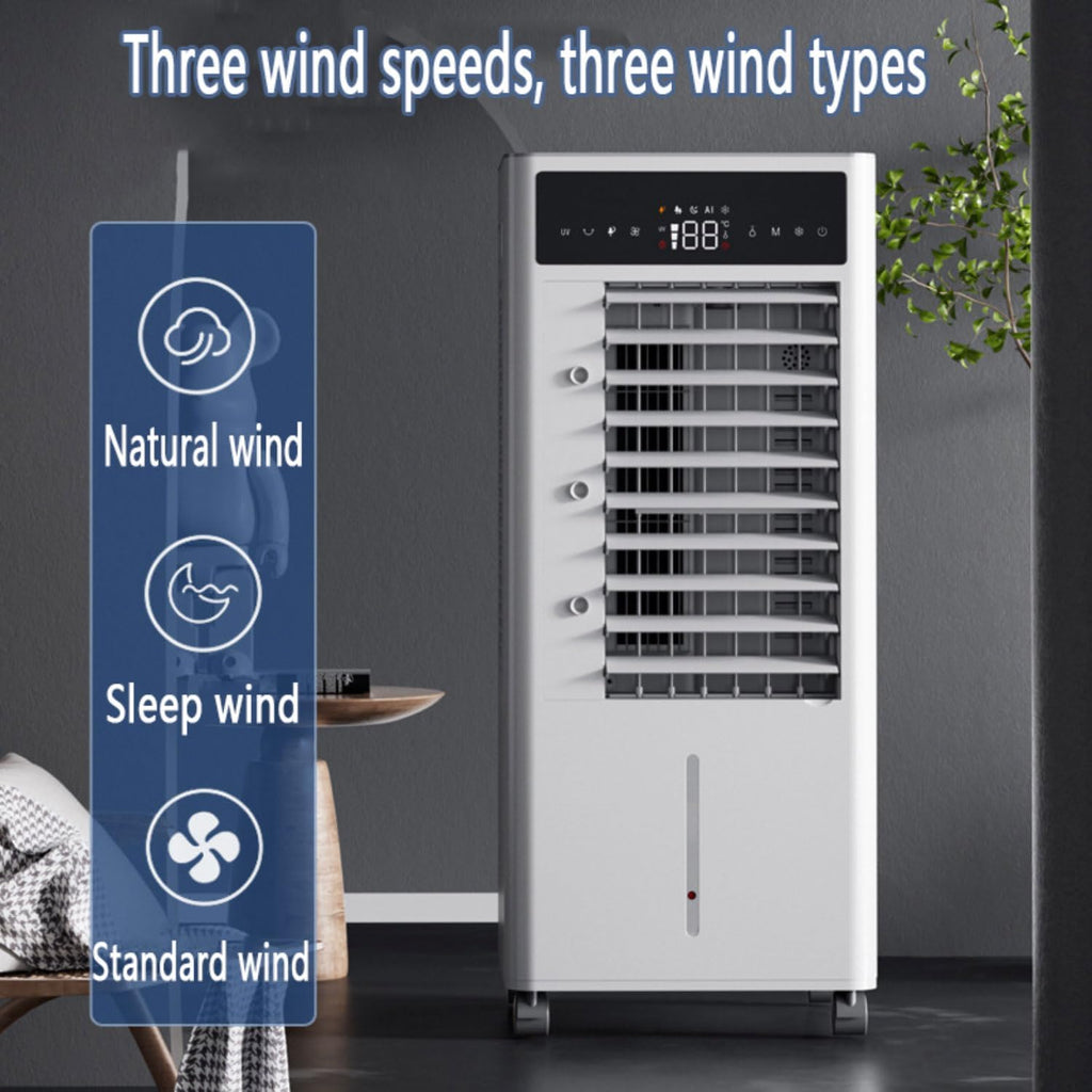 GENERIC Sans Fenêtre, Climatisation Portable Avec Télécommande, Climatiseur, Tubeless, Silencieux, Refroidisseur à évaporation Oscillant, Ventilateur De Réfrigérateur Pour Chambre à Coucher, Intérieur Et Exté