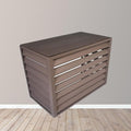  Couvercle En Aluminium Pour Unité Extérieure De Climatiseur, Couvercle Pour Mini Climatiseur Split, Couvercle Pour Radiateur De Climatiseur, Couvercle Pour Climatiseur Extérieur, Applicable à L'unit