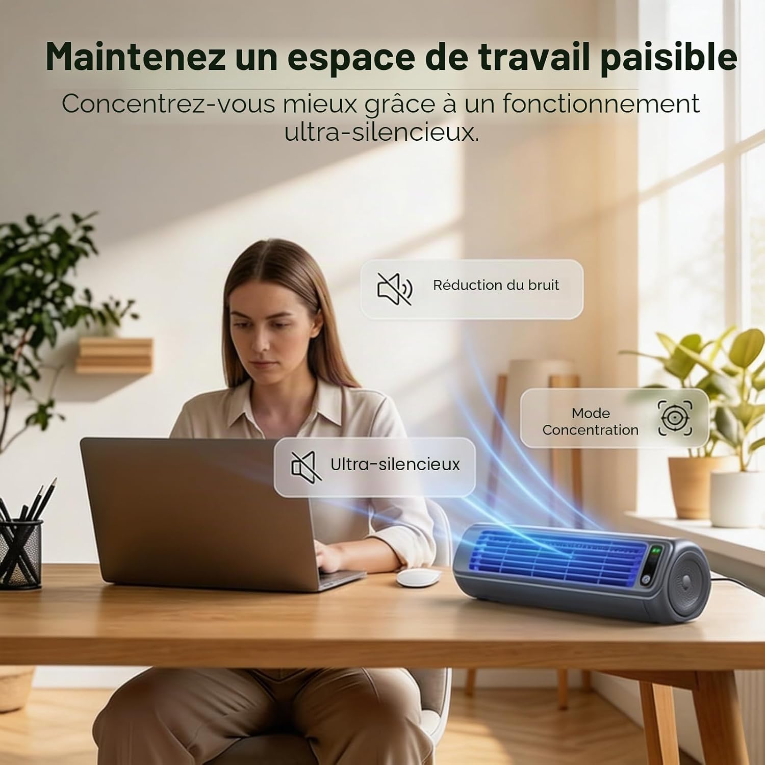  Epicooler Climatiseur Portable - Ventilateur Mural Compact Pour Cuisine, Chambre à Coucher Et Toilettes - Silencieux (gris)
