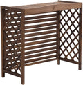 GENERIC Housse De Protection Pour Climatiseur Extérieur Et Pompe à Chaleur – Séparateur De Clôture En Bois Massif, Poubelle Et Support De Fleurs – Grilles De Protection Pour Unités De Climatisation, élégante