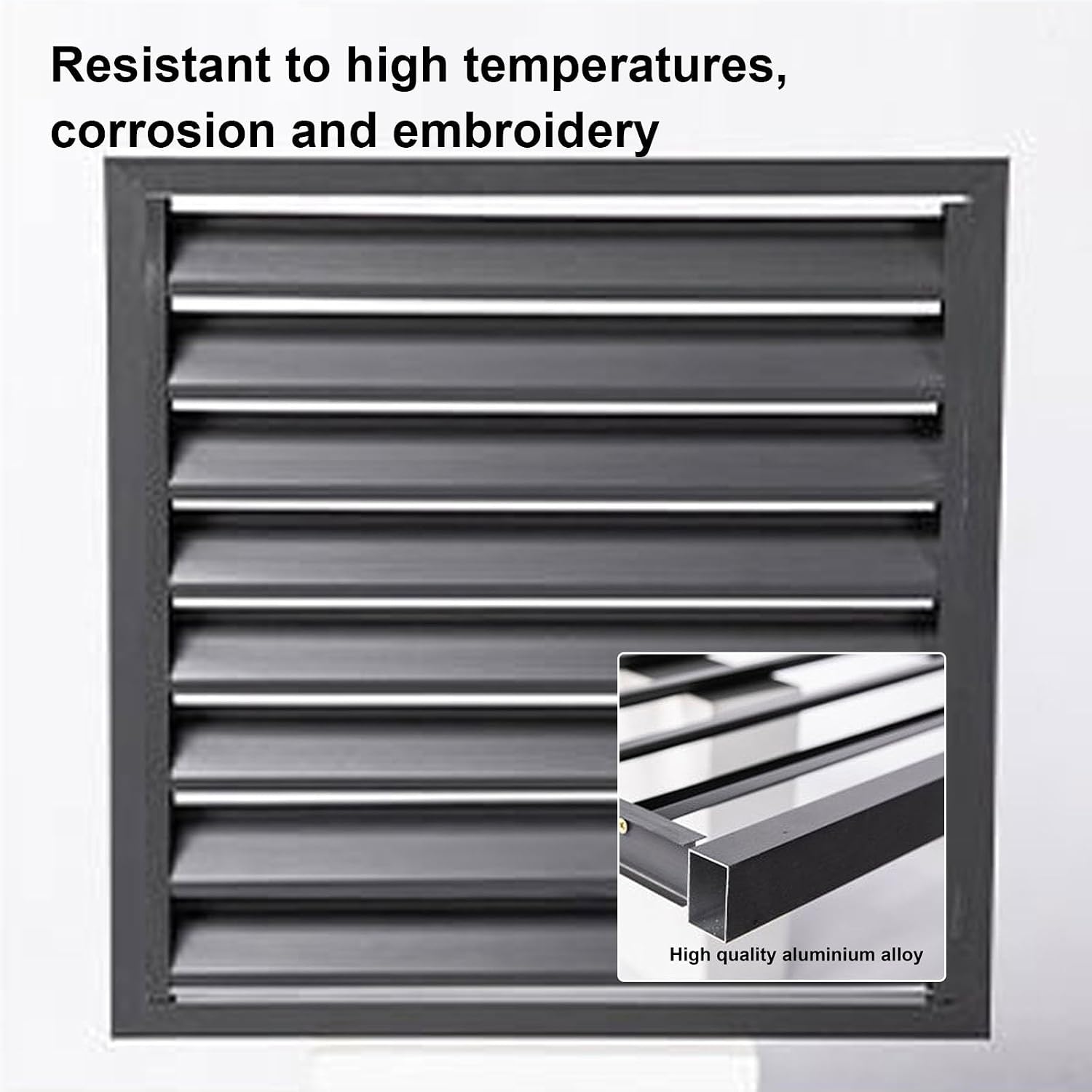 GENERIC Couvercle De Climatiseur Extérieur En Aluminium Pour Pompe à Chaleur - Clôture Décorative Pour Unité De Climatisation - Résistant Aux Intempéries - Solution Cachette Pour Climatiseur Domestique