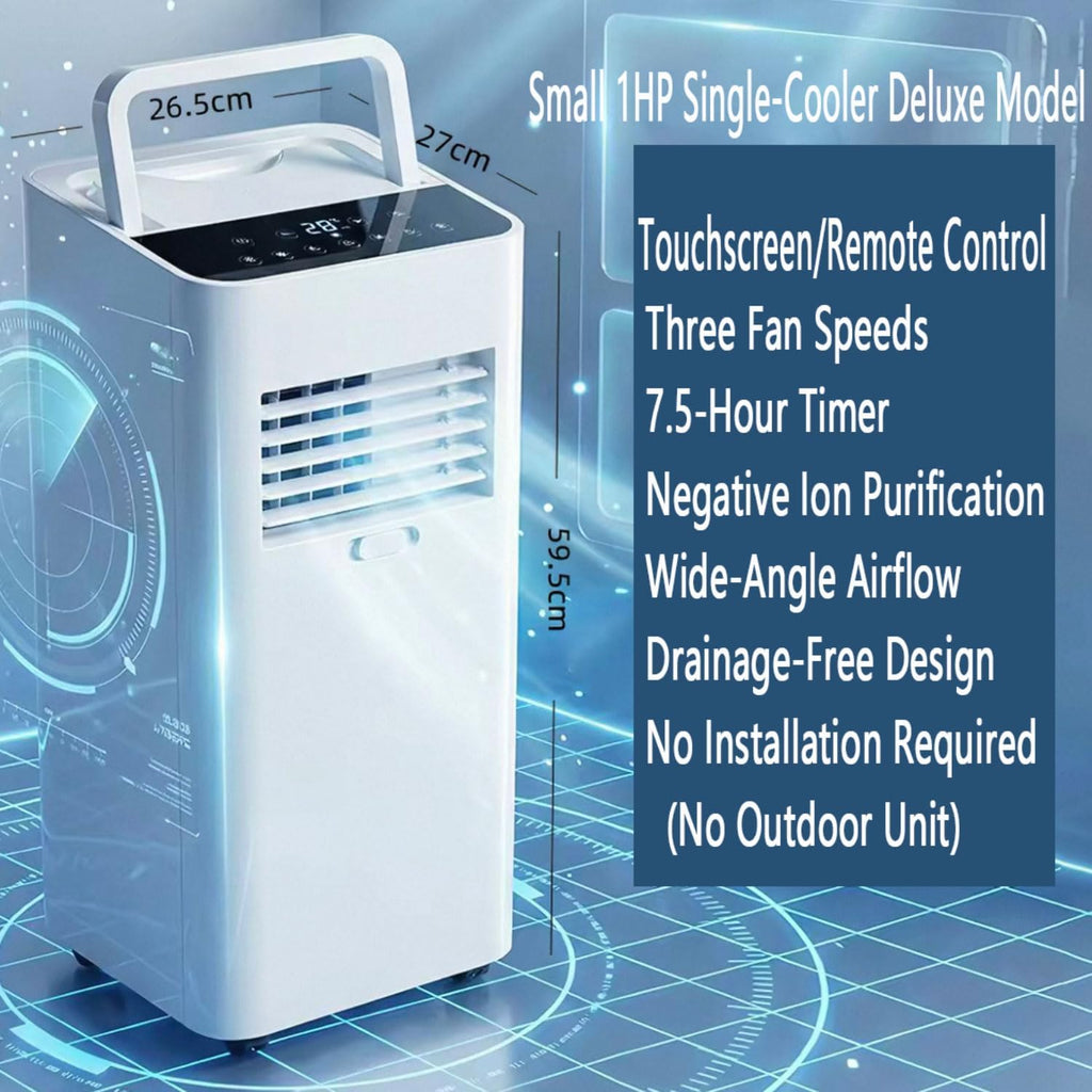  Climatiseur Portable Intelligent Intelligent Refroidit Jusqu'à 300 Pieds Carrés Avec Ventilateur, Déshumidificateur, Affichage LED, Télécommande, Minuterie 24H Et Kit De Fenêtre Pour Chambre à Coucher