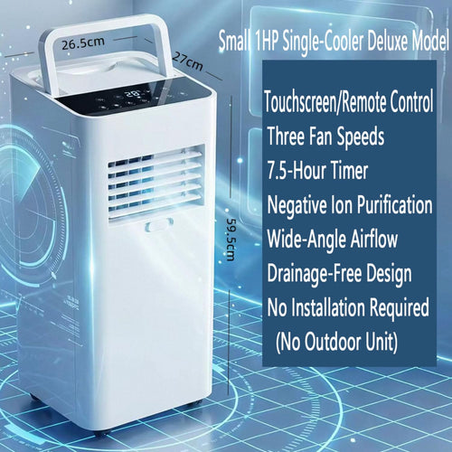  Climatiseur Portable Intelligent Intelligent Refroidit Jusqu'à 300 Pieds Carrés Avec Ventilateur, Déshumidificateur, Affichage LED, Télécommande, Minuterie 24H Et Kit De Fenêtre Pour Chambre à Coucher