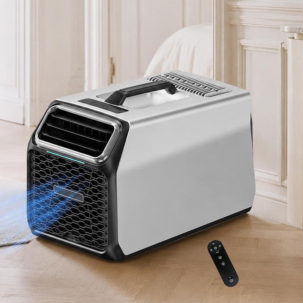  220v Climatiseur Portable 5000 BTU Pour Cabine De Camion Silver-220V | Solution Compacte Pour Cabine De Camion, Van, Tente Ou Petit Bureau Quand Une Clim Fixe N’est Pas Possible.
