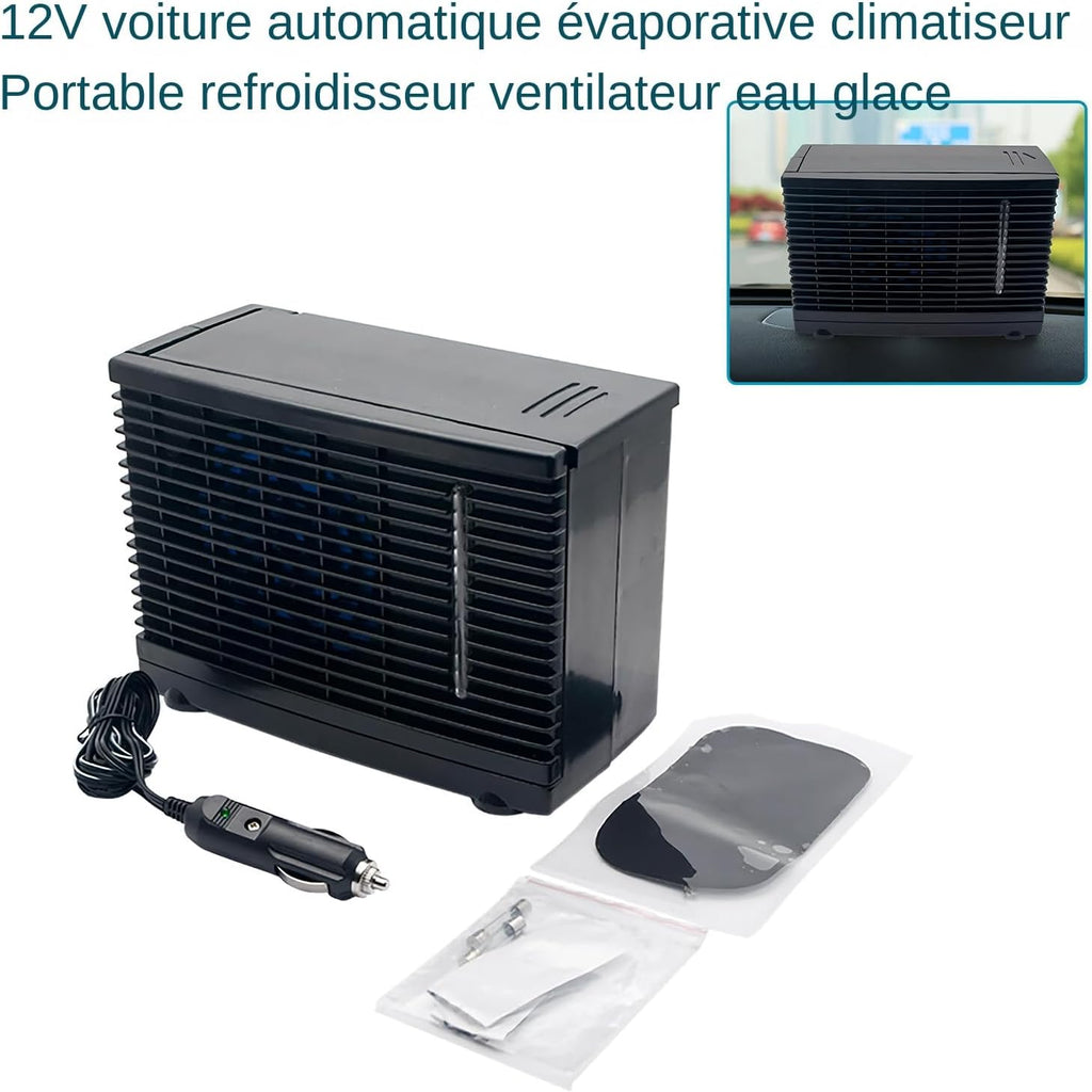  Ventilateur AC Portable Pour Véhicule | Appareil Ventilation Climatisation Véhicule Transportable | Rafraîchisseur D'Air Évaporatif 12V Pour Camion Camping-Car Voyage Sous-Sol Chambre Garage