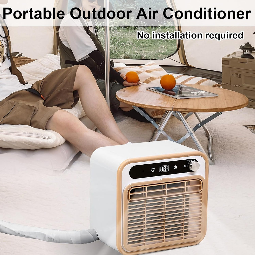  Unité De Climatisation Portable Divisée 5000 BTU, 40dB Refroidissement Intelligent Silencieux Avec Contrôle Tactile Et Minuterie 12H, Déshumidificateur Efficace Pour La Chambre à Coucher, Bureau, VR,