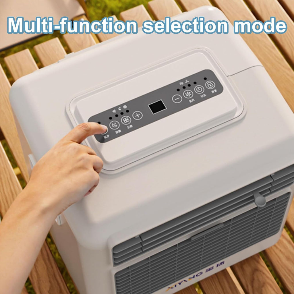 GENERIC Climatisation Portable Silencieuse 3 Vitesses De Ventilation Refroidisseur D'air Avec Clavier Et Télécommande Minuterie 12 H Ventilateur Climatiseur 220 V