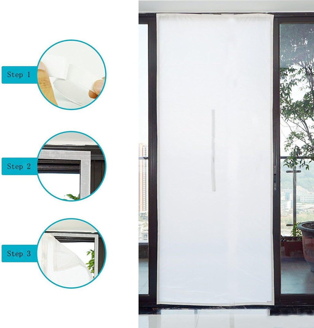  G&M Only AirLock 48 X 210 CM Kit De Calfeutrage Pour Climatiseurs Et Déshumidificateurs,Installation Facile, Pas Besoin De Percer De Trous (210 X 48 Cm Blanc)