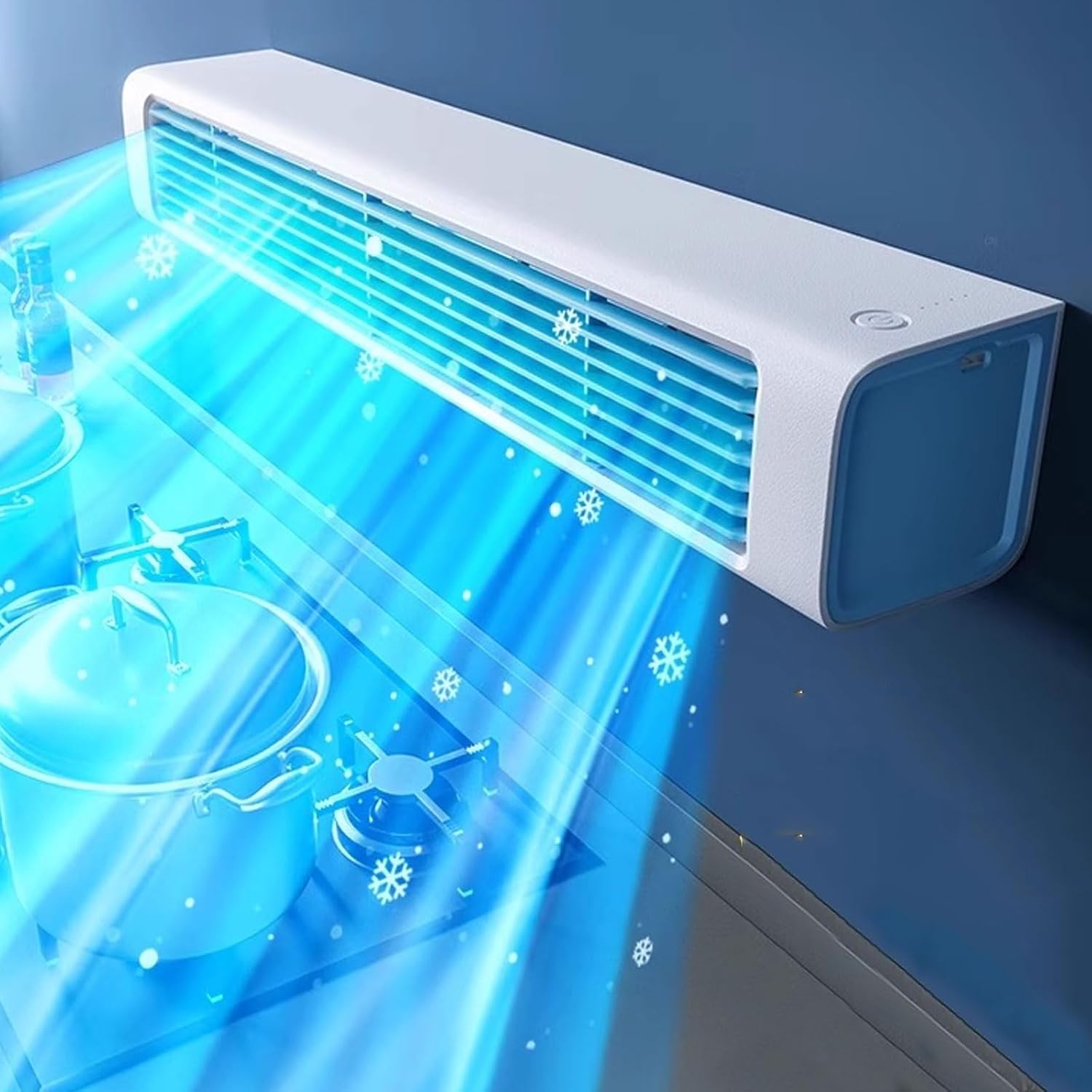 GENERIC Refroidisseur D'air Portable Avec Télécommande, 3 Vitesses De Ventilateur, Conception De Conduit Long Pour La Chambre Et Le Bureau, Pas De Fenêtre Requise, Refroidissement Silencieux Sans Lame Pour La
