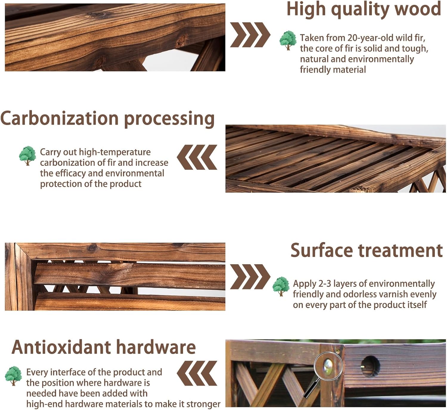 GENERIC Cache-climatiseur En Bois Avec Volets - Enceinte Extérieure Autoportante Pour équipement, Protection élégante Pour Climatiseur Et Poubelle, Décoration Intérieure/extérieure (Dimensions : 100