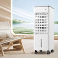 GENERIC Ventilateur De Refroidisseur évaporatif 9L Avec Affichage LED, Climatiseur Portable Pour Bureau à Domicile, 3 Vitesses, Fonctionnement Silencieux, Réservoir De Glace, Fonction D'humidificateur Et De P