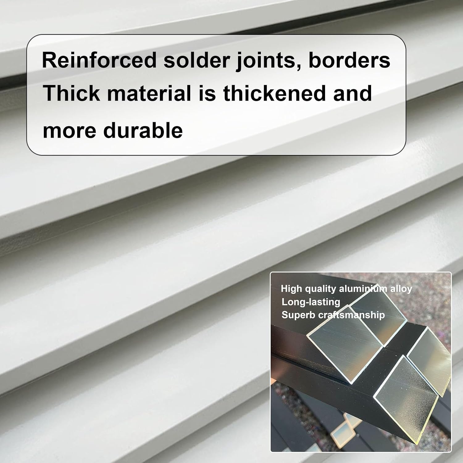  Housse De Climatiseur En Aluminium Pour Unités Extérieures, Protection Complète Pour L'hiver, Gris Plat, Compatible Intérieur Et Extérieur