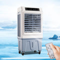 GENERIC Refroidisseur Par évaporation Portable Avec Réservoir D'eau De 50 L, Télécommande, Ventilateur à 3 Vitesses, Oscillation De 120°