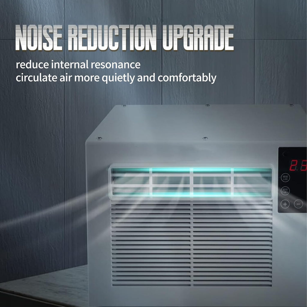  Climatiseur Portable, 1876 BTU Mini AC Avec Déshumidificateur, Refroidisseur Personnel Silencieux Pour La Chambre De Bureau De Dortoir, Conception Compacte Efficace Sur Le Plan énergétique Avec Téléco