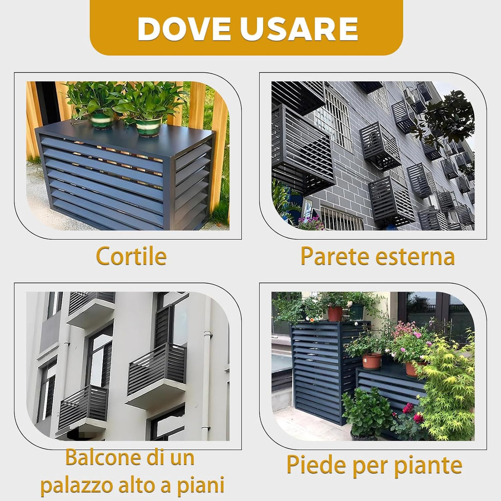 GENERIC Housse De Pompe à Chaleur Pour Climatiseur Extérieur (L110W60H80) – Résistant Aux Intempéries, Aux UV, Imperméable, Pour Unités De 2 à 3 Tonnes – Idéal Pour Toutes Les Saisons