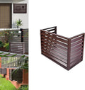 GENERIC Housse De Pompe à Chaleur En Alliage D'aluminium Pour Climatiseur Extérieur 2-3P - Clôture Et Support De Fleurs - Réduction Du Bruit - Accessoires Pour Un Meilleur Attrait De Trottoir