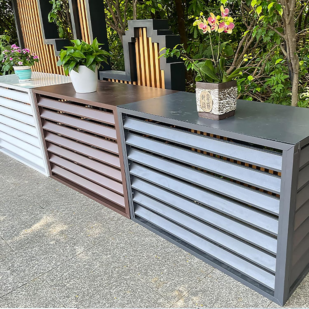 GENERIC Housse De Protection Pour Climatiseur Extérieur - Protection Contre Les Intempéries - Protection Contre Le Vol - Pour Climatisation Extérieure - Résistante Aux Intempéries.