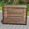  Housse De Protection Pour Climatiseur Extérieur – Clôture En Bois Et Support De Fleurs En Bois Massif Pour Climatisation Extérieure